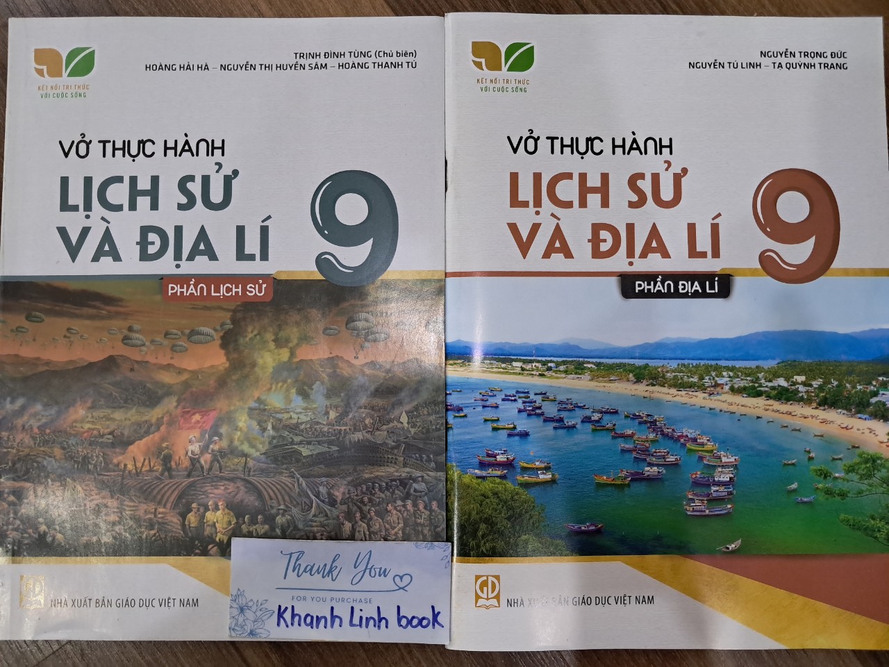 Sách - Combo Vở thực hành Lịch sử và Địa lí 9 - Phần Lịch sử + Địa lí (Kết nối tri thức với cuộc sống)