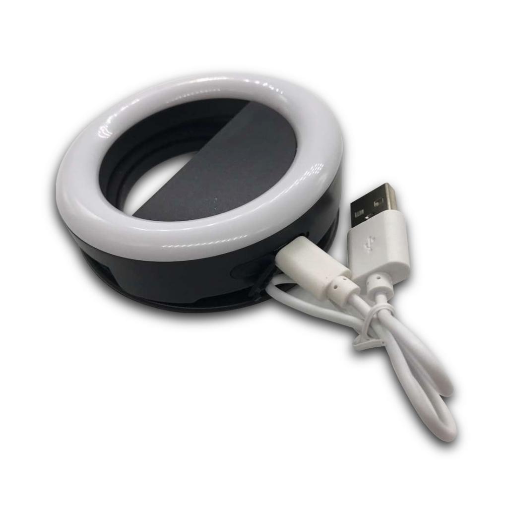 LED Ring Flash Fill Light Clip Camera For iPhone & Android Phone