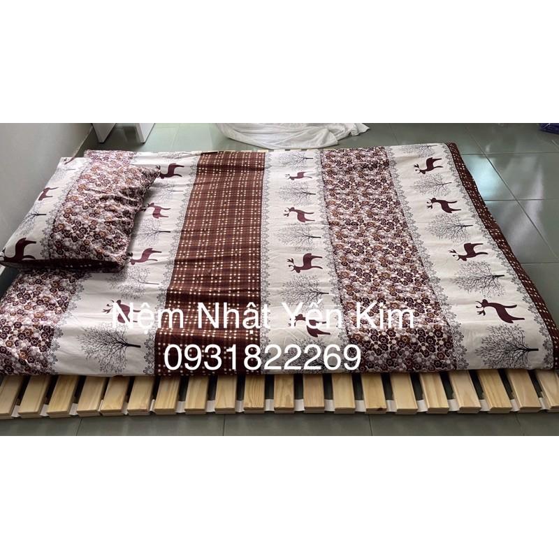 Drap bọc nệm bông xuất nhật có khoá kéo size 1mx2m, 1m2x2m, 1m4x2m,1m6x2m, 1m8x2m giúp bảo vệ nệm sạch sẽ