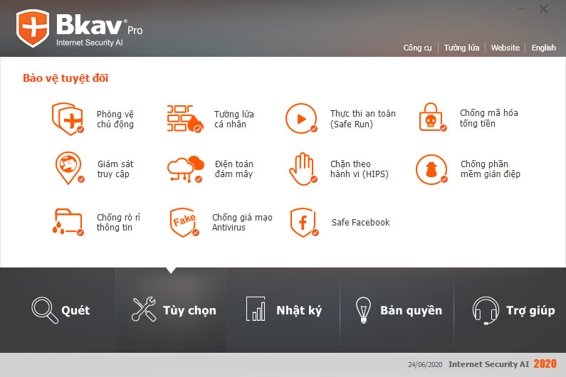 Phần mềm diệt Virus Bkav Pro - Hàng chính hãng