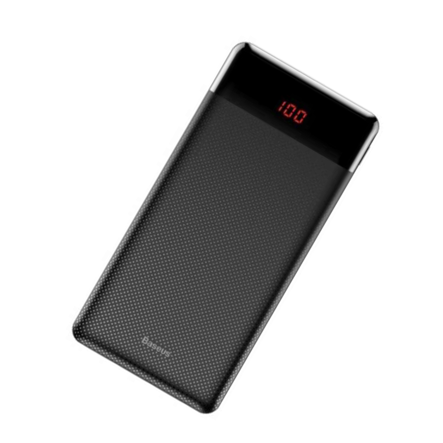 Pin sạc dự phòng cho Smartphone/Tablet (10.000mAh - 2 cổng USB, Màn hình LCD hiển thị) - BS-M35 LV316 - Hàng Chính Hãng