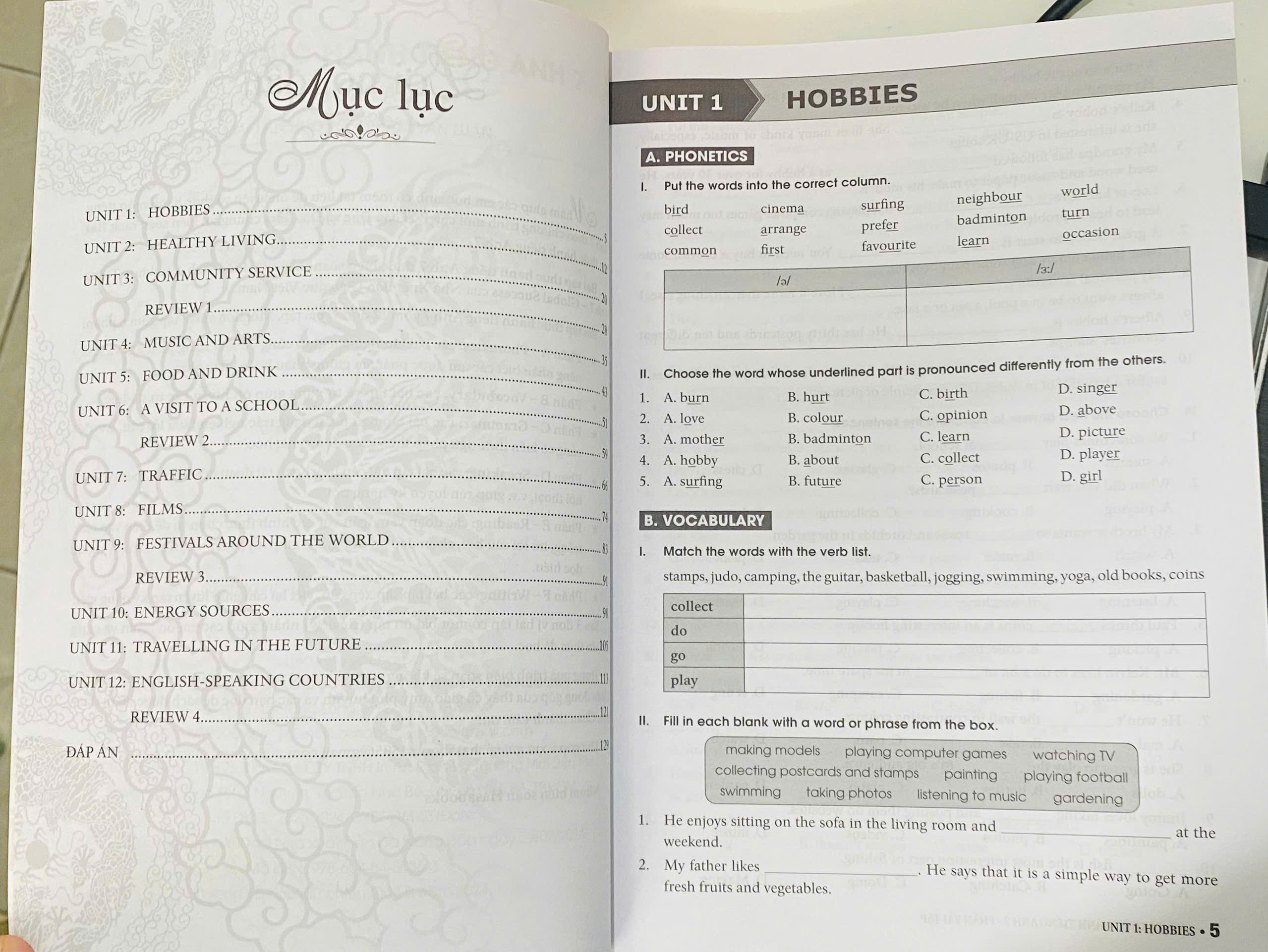 Bài tập thực hành tiếng Anh 7 - Có đáp án (Dùng kèm SGK Global Success) Bản mới 2024