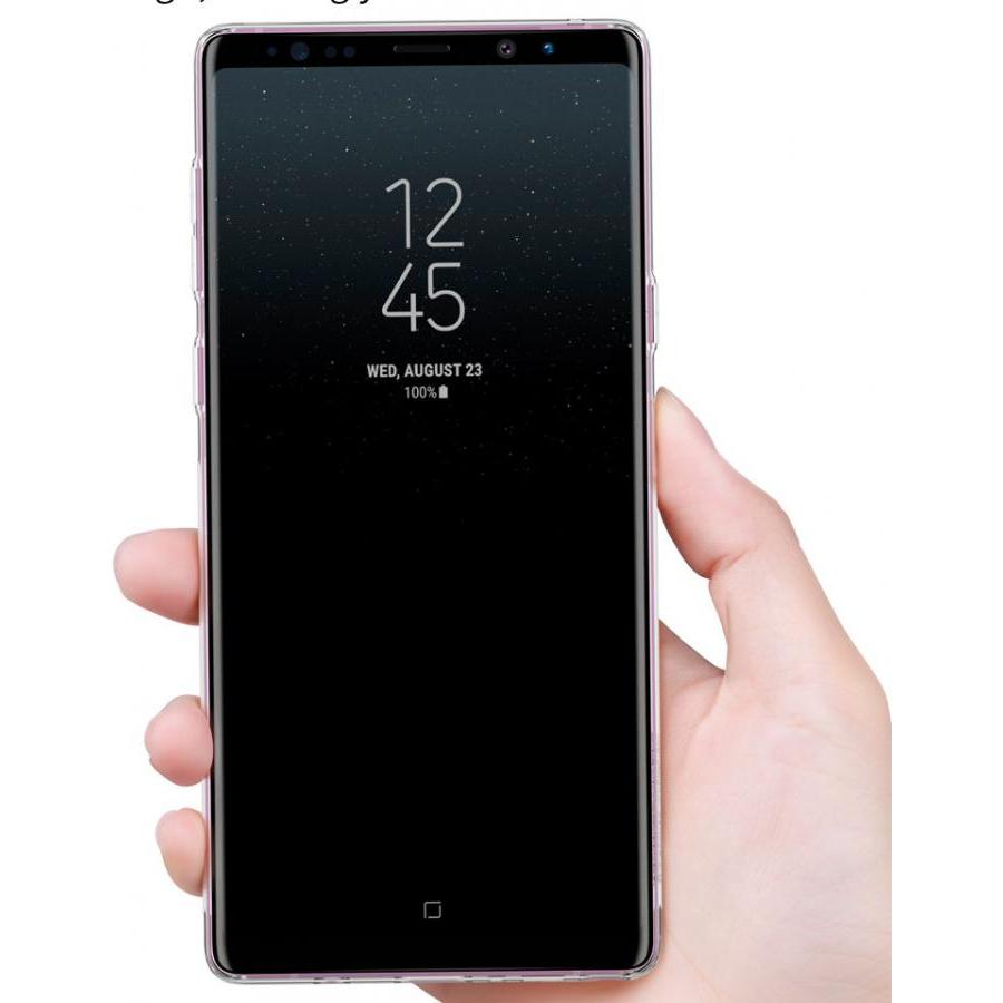 Ốp lưng Silicon TPU cho Samsung Galaxy Note 9 (trong suốt)