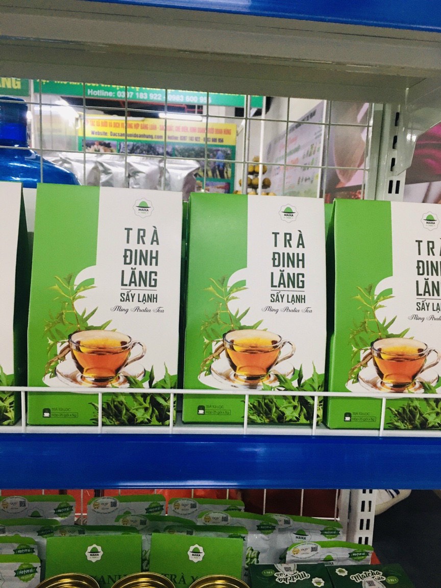 Trà Đinh Lăng MaikaFood - Giúp An Thần, Giảm Stress, Ngủ Ngon Hộp 25 Gói x 5g