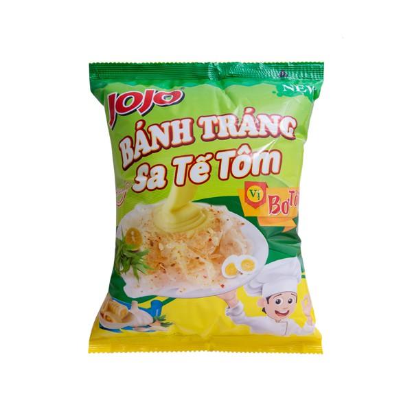 BÁNH TRÁNG JOJO SA TẾ TÔM VỊ BƠ TỎI 44G