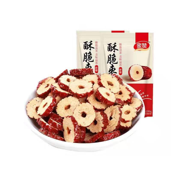 Táo đỏ Tân Cương sấy giòn không hạt 250gr