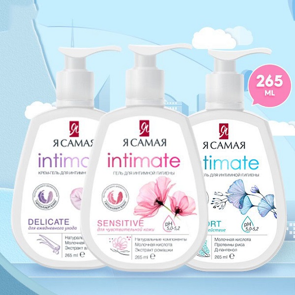 Dung Dịch Vệ Sinh Phụ Nữ YA SAMAYA 265ml Sensitive Intimate Gel Hỗ Trợ Dưỡng Ẩm,Phòng Viêm Nhiễm,Làm Sạch Và Cân Bằng PH
