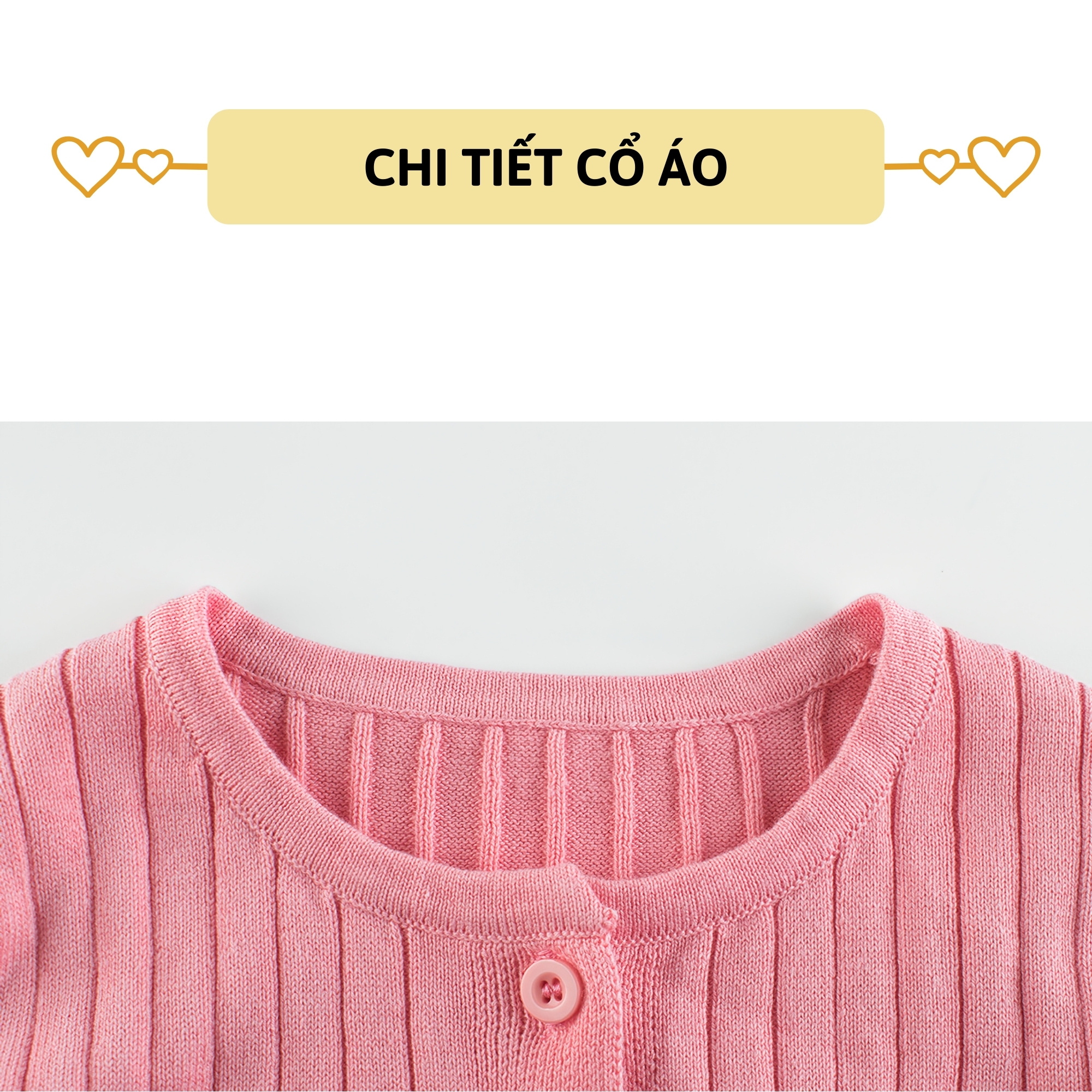 Áo len cardigan cài cúc bé gái 27Kids 27Home áo khoác len dài tay nữ cho trẻ từ 2-10 tuổi GLSW2