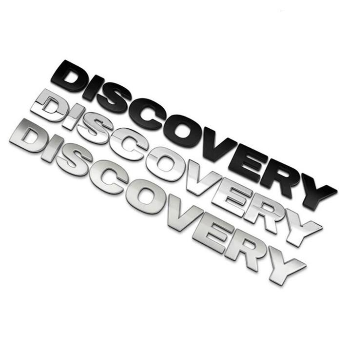 Chữ DISCOVERY 3D nổi dán trang trí xe Ô tô