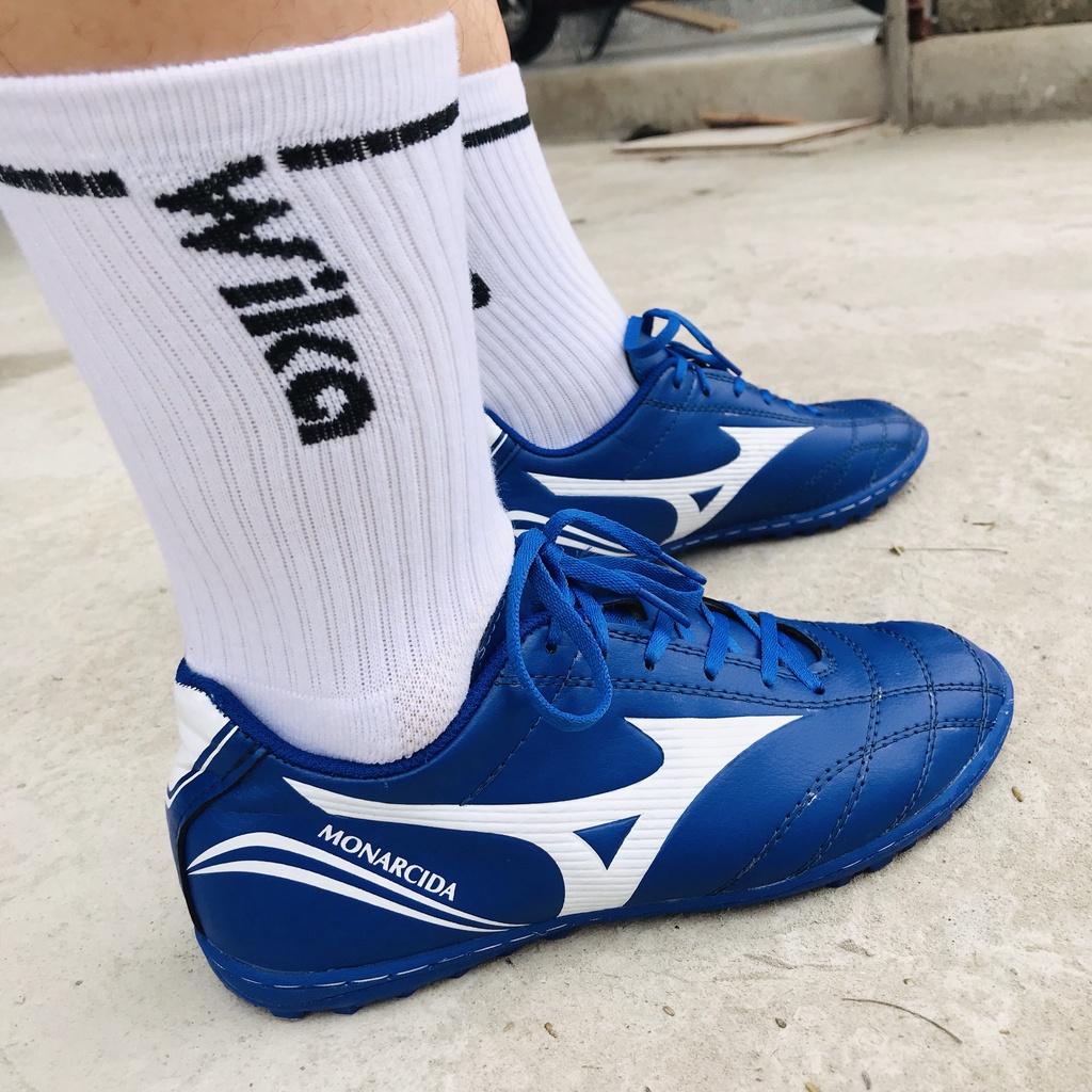 Giày đá bóng thể thao đá phủi Mizuno Xanh 2022