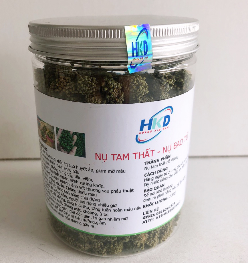 Trà nụ hoa tam thất - Loại cao cấp không cộng - Hủ 200gr