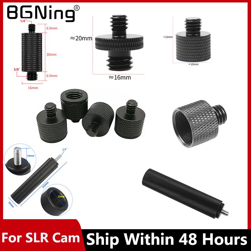 Nữ Đến Nam 1/4 "3/8" 5/8 M10 M4 Ren Kim Loại Vít Mount Adapter Chân Máy Tấm Sáng Đèn Mic Chuyển Đổi Cho SLR Chân Đế Máy Ảnh