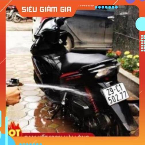 Bộ vòi xịt tăng áp 3 lần rửa xe tưới cây điều chỉnh mức nước tiết kiệm nước đa năng 206400
