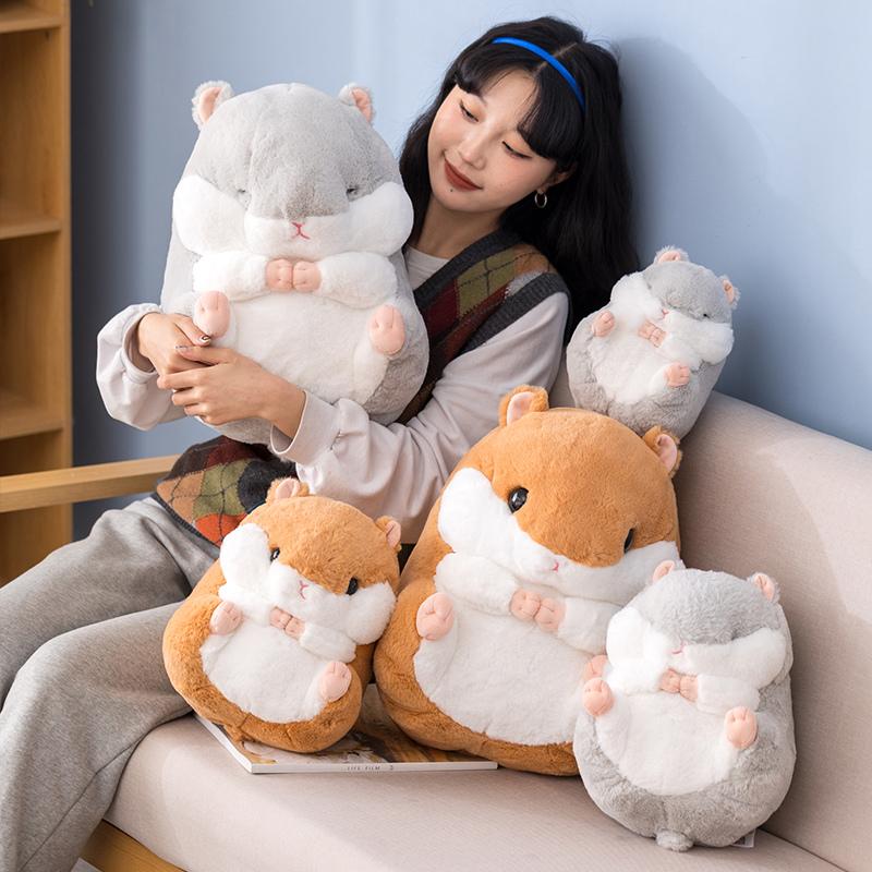 1Pc 18-40CM Mềm Động Vật Hamster Nhồi Bông Động Vật Búp Bê Dễ Thương Chuột Sang Trọng Đồ Chơi Gối Tặng trẻ Em Bé Gái Người Yêu Quà Tặng