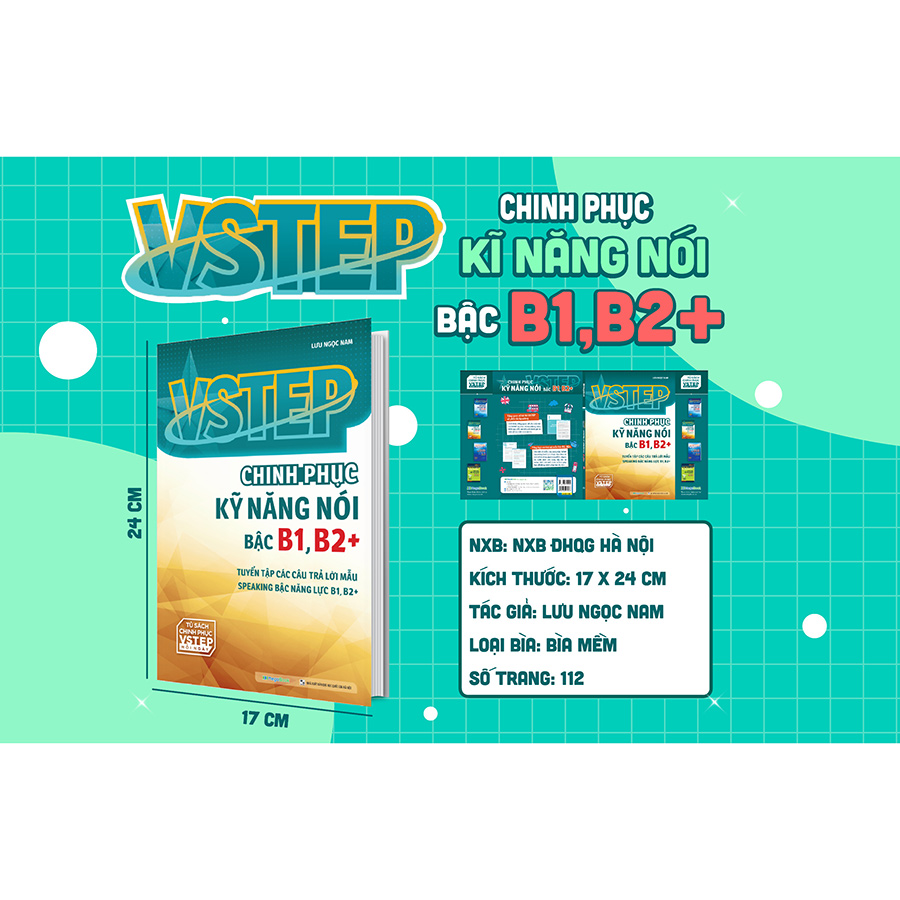 Combo VSTEP - Chinh phục kỹ năng Viết và Nói bậc B1, B2+ (2 cuốn)