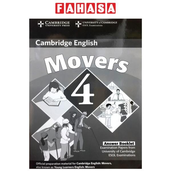 Sách ngoại văn: Cambridge Young Learners English Tests Second edition Movers 4 Answer Booklet