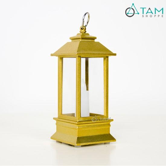 Nhà đèn Giáng sinh điện tử cao cửa trong suốt X-NHDEN-03