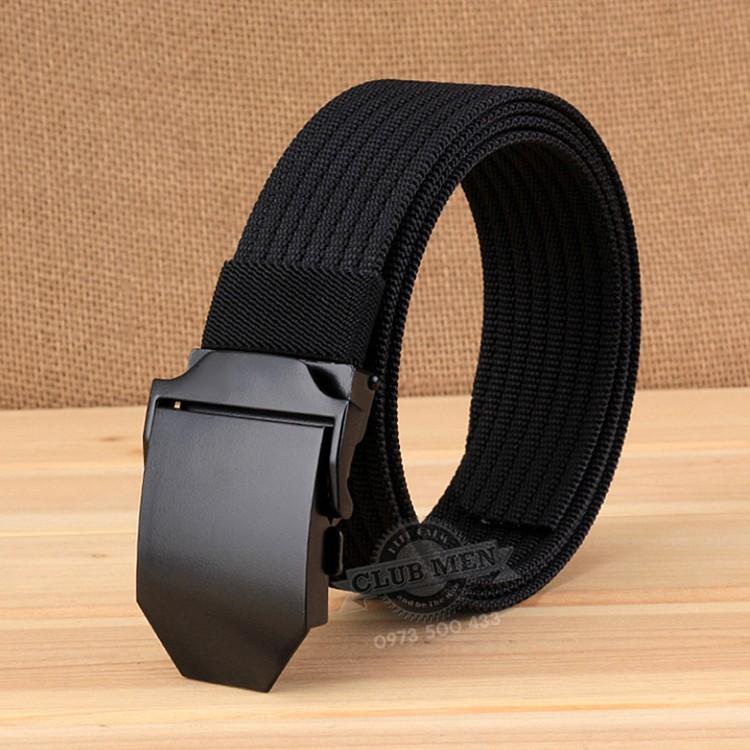 Thắt lưng nam canvas vải bố siêu bền, cực nhẹ, bảo hành 24 tháng