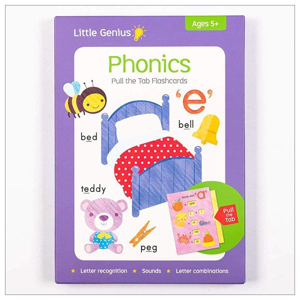 Little Genius: Phonics Pull The Tab Flashcards