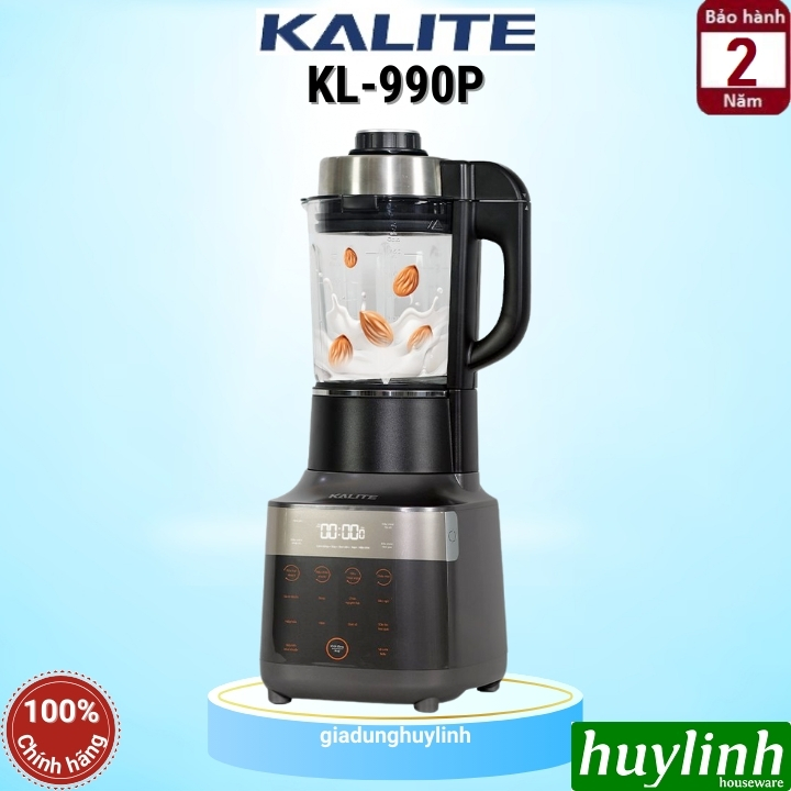 Máy làm sữa hạt đa năng Kalite KL-990P [nâng cấp của KL-950] - 1.75 lít - 2700W - Hàng chính hãng