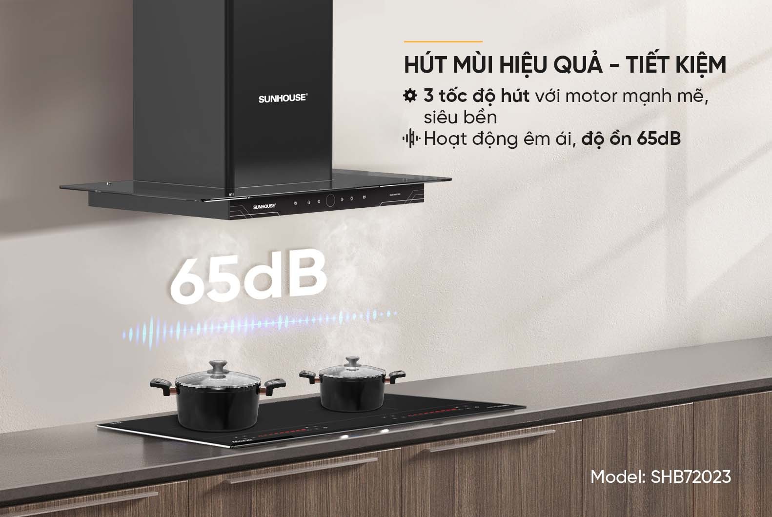 Máy Hút Mùi Chữ T Sunhouse SHB72023 - Hàng Chính Hãng