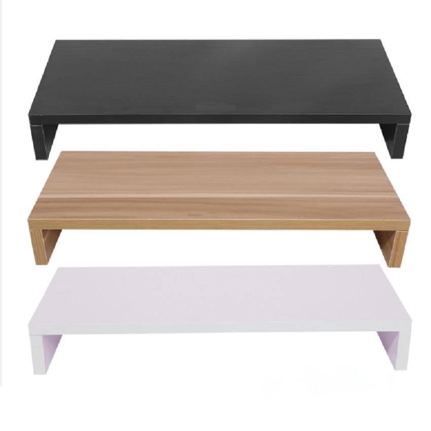 Kệ Gỗ Để Màn Hình Máy Tính 1 Tầng Đa Năng Kết Hợp Để Sách, Bàn Phím Và Chuột Gỗ MDF Chống Thấm Cao Cấp