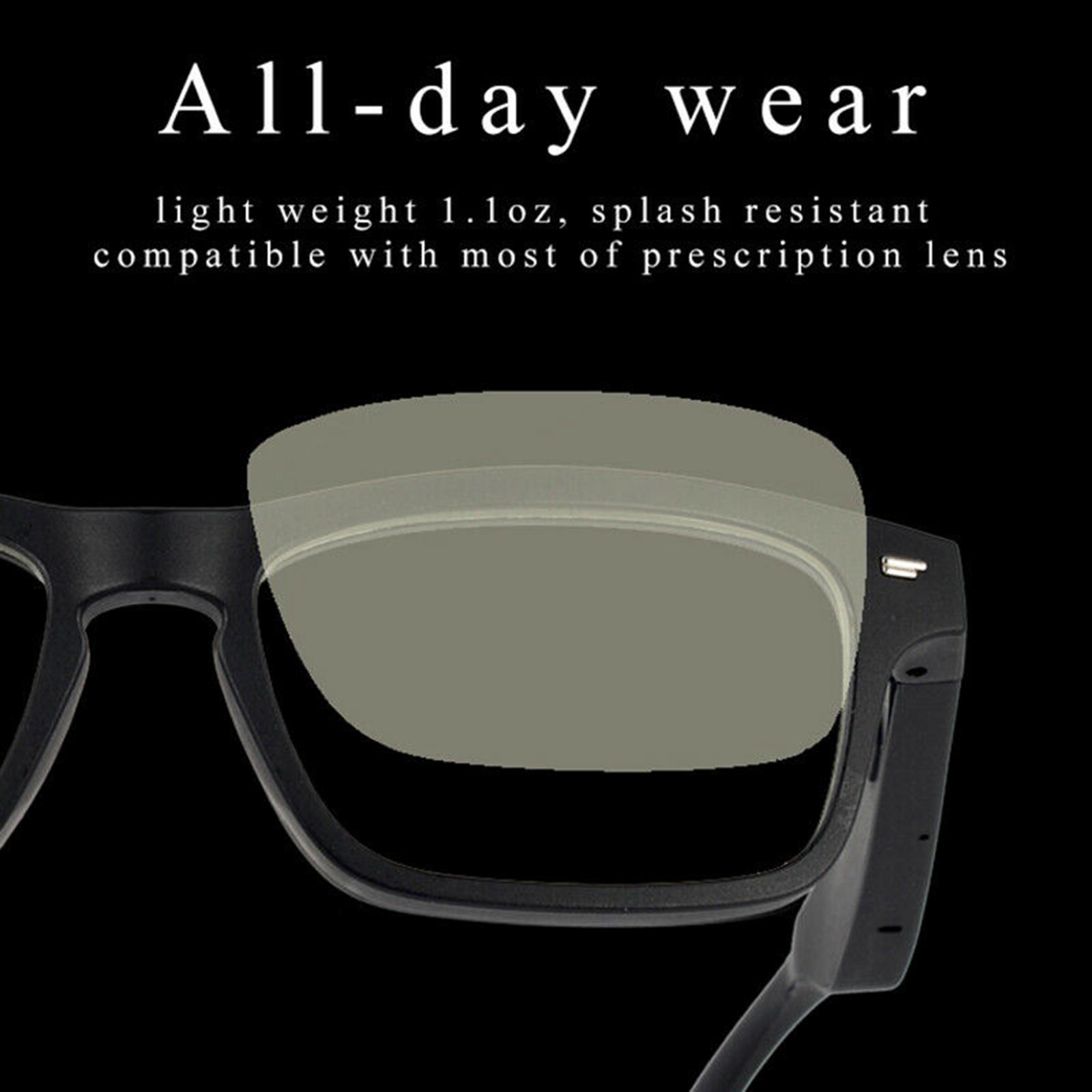 Smart Audio Glasses Open Ear Speaker with Bluetooth Connectivity for Gaming Meeting Traveling Driving