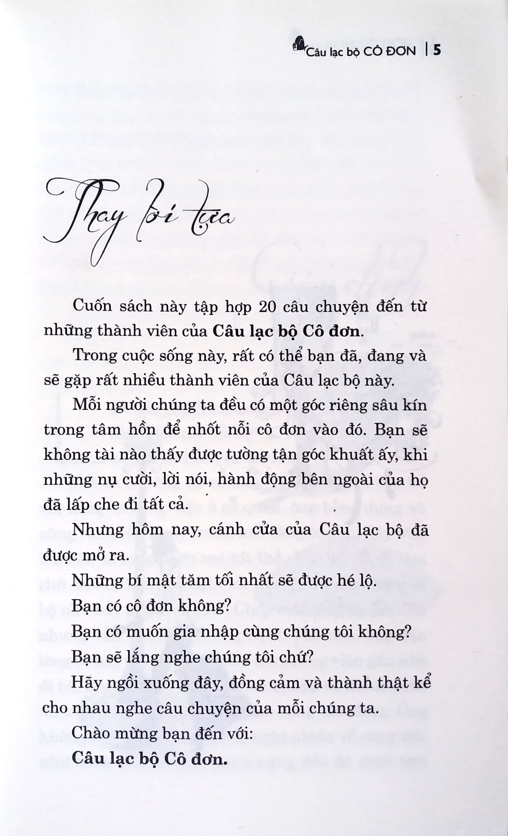 Câu Lạc Bộ Cô Đơn