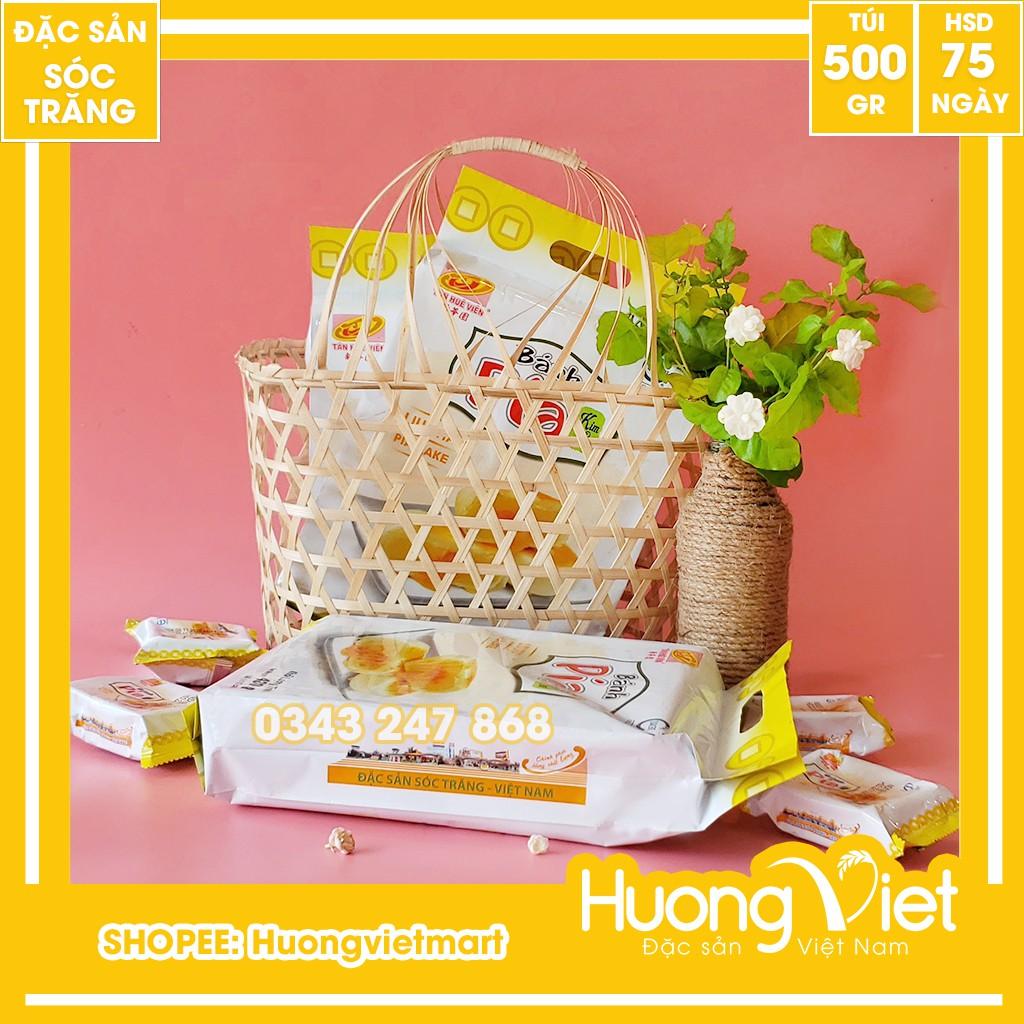 Bánh pía kim sa Tân Huê Viên ĐẬU XANH tan chảy 500g, bánh pía Sóc Trăng tan chảy, vị bán chạy