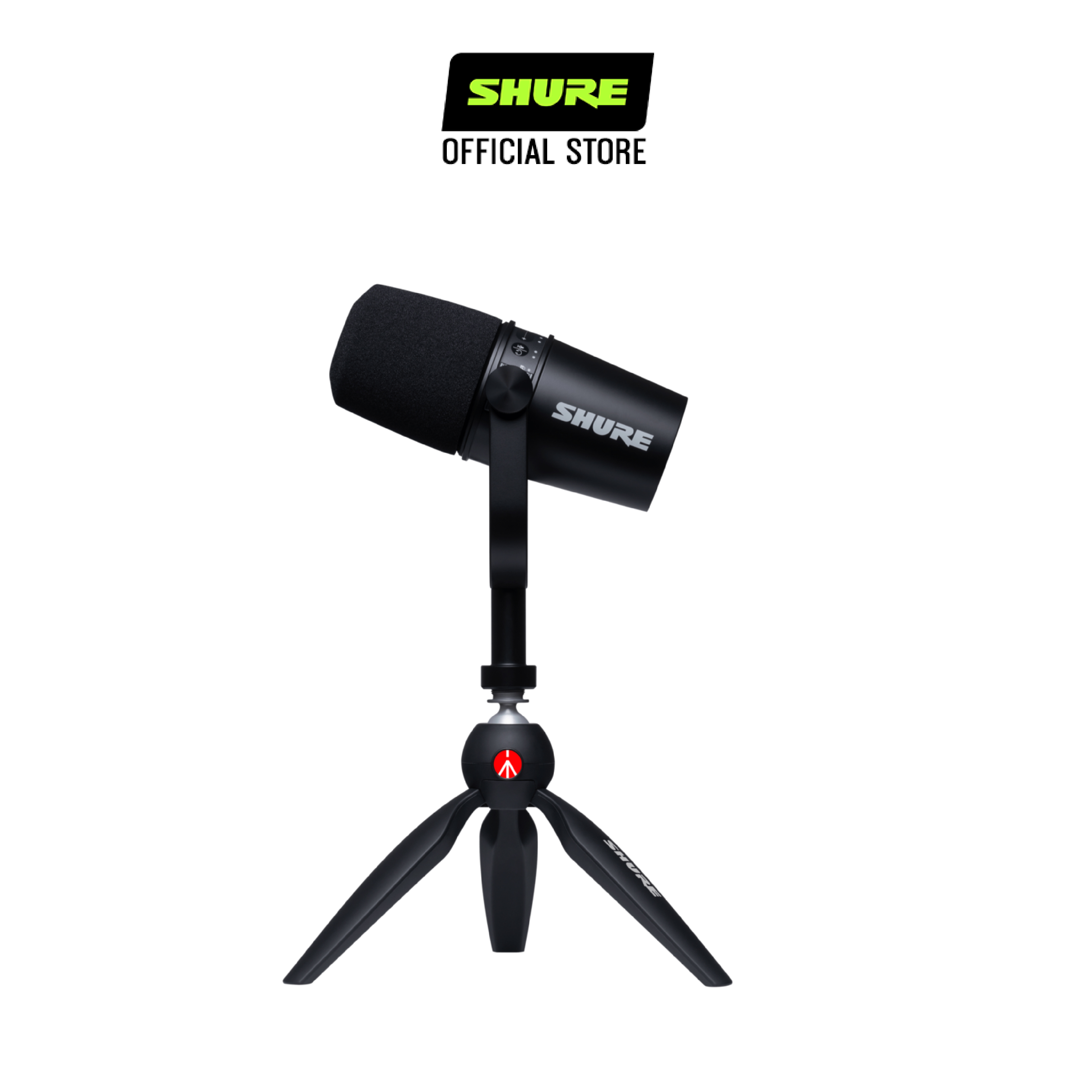 Bộ Micro Podcast Shure MV7 (có mini-tripod đi kèm) - Hàng Chính Hãng