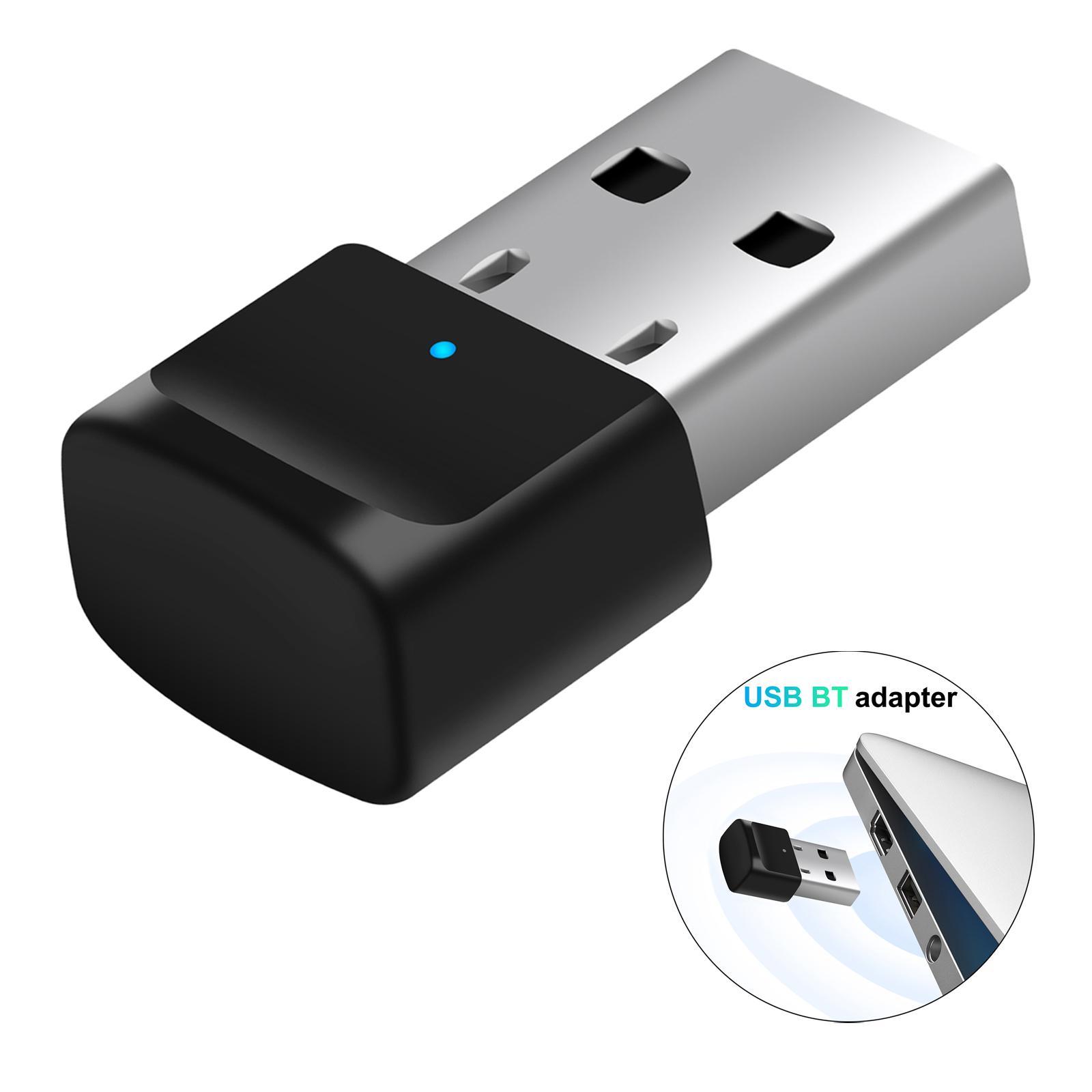 USB Bluetooth 5.0 Adapter  Receiver ,Long Range Wireless 2-In-1