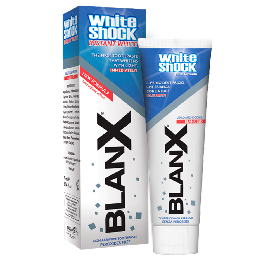 Kem Đánh Răng BLANX- WHITE SHOCK - INSTANT WHITE