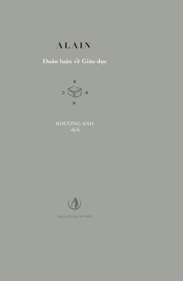 Đoản luận về Giáo dục - Alain