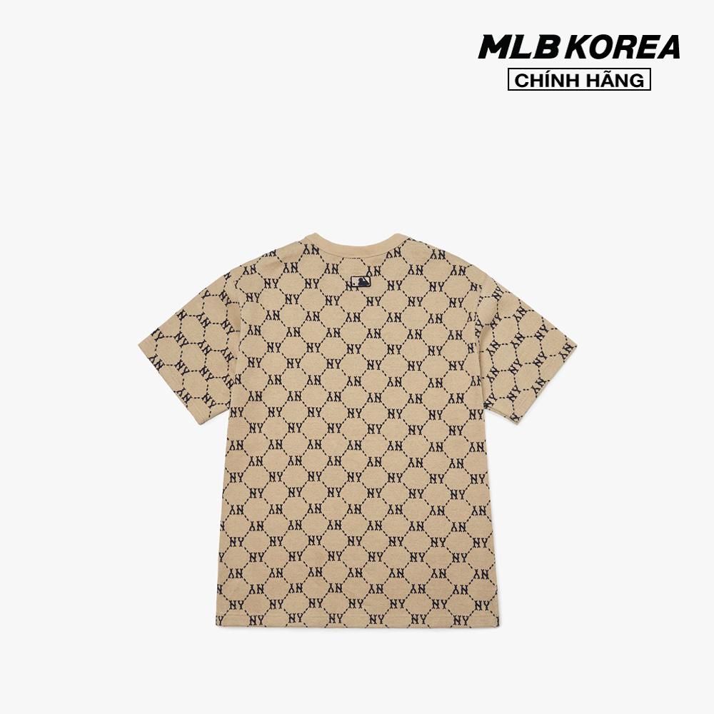 MLB - Áo thun phom suông ngắn tay Diamond Monogram 3ATSM3023