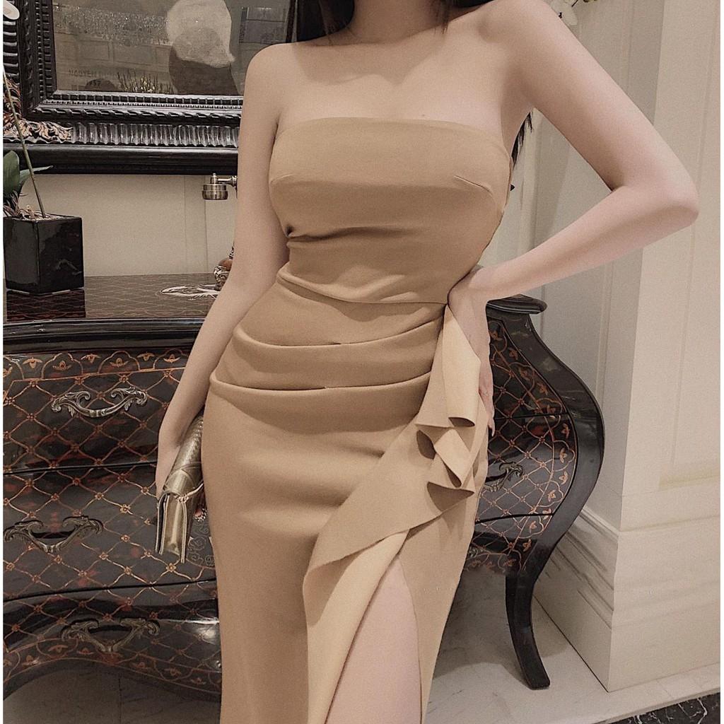Đầm Cúp Ngực Tằm Ý Cao Cấp