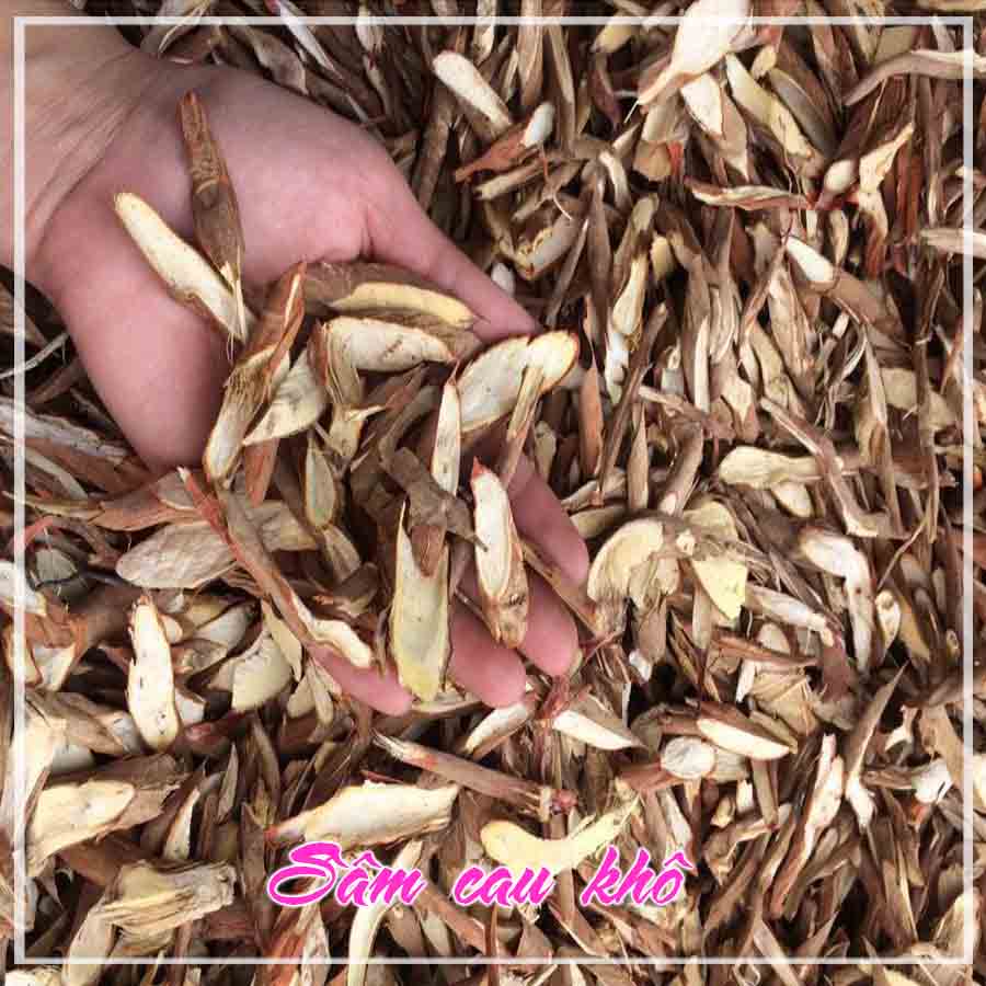  1kg Sâm Cau đỏ khô sạch sắt lát