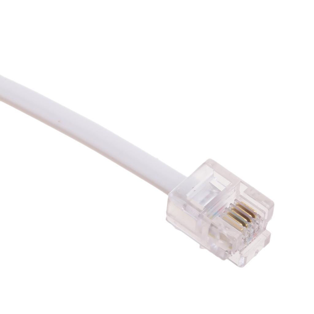 6P4C RJ11 Telephone Phone  Modular   Splitter Fe to