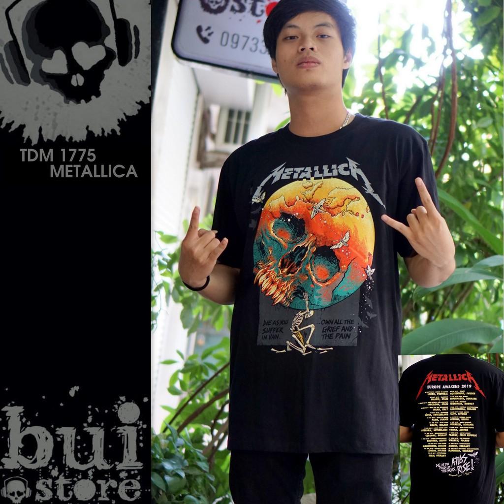 Áo Rock band tee phông / thun 100% cottong Thái Lan - Metallica TDM 1775