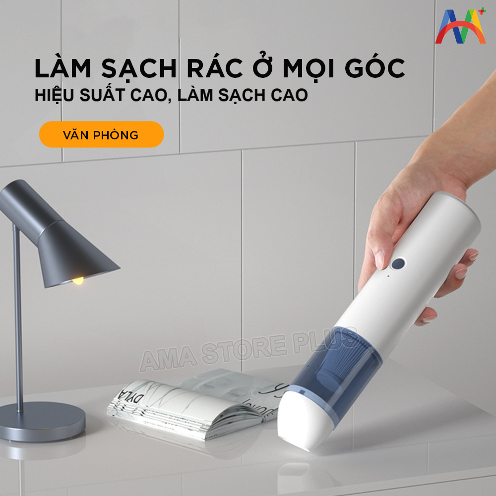 Máy hút bụi Mini Cầm tay Không dây Công suất cao 15000Pa cho Ô tô và Gia đình