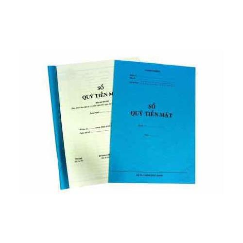 Sổ quỹ tiền mặt A4 của bộ và trường học