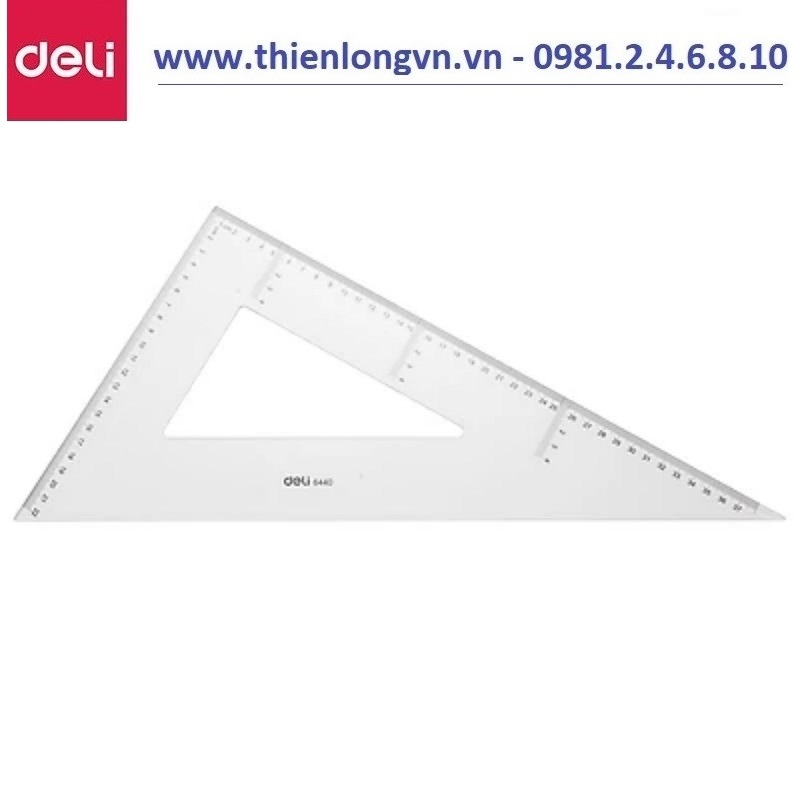 Bộ thước eke 38cm Deli 6440