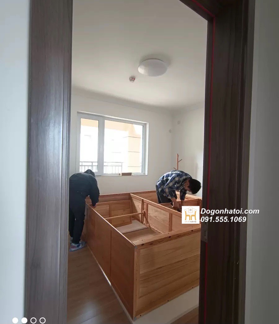 Tủ quần áo của lùa 2 cánh gỗ sồi tự nhiên 2m x 1m8 - TA215