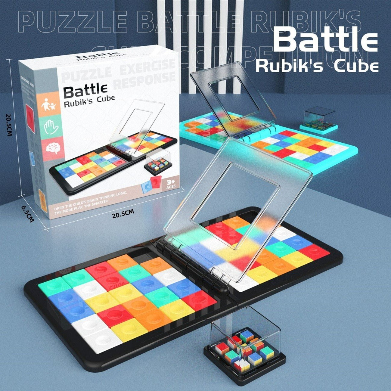 Đồ Chơi Rubik thi đấu đối kháng - Đại Chiến Board Game Magic Block ME-038 - Battle Rubik's Cube