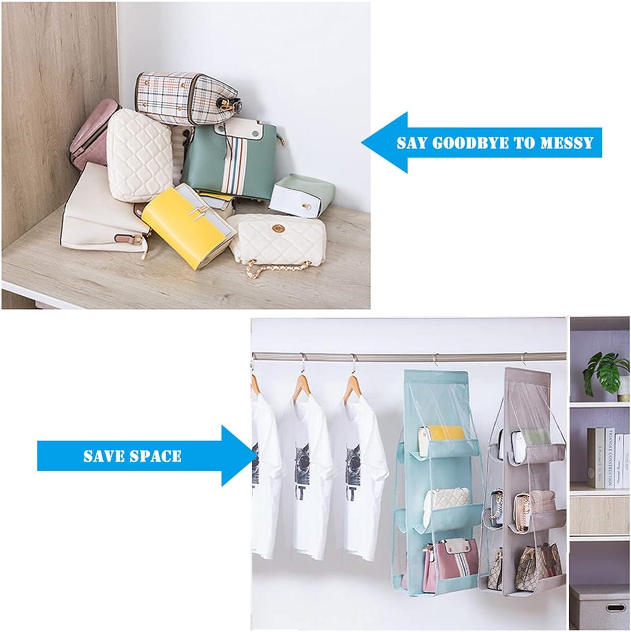 2 Chiếc Tủ Quần Áo Túi Sắp Xếp Tủ Quần Áo Vải Oxford Treo Túi Bảo Quản Có Thể Gập Lại Tủ Quần Áo Người Tổ Chức Cho Túi