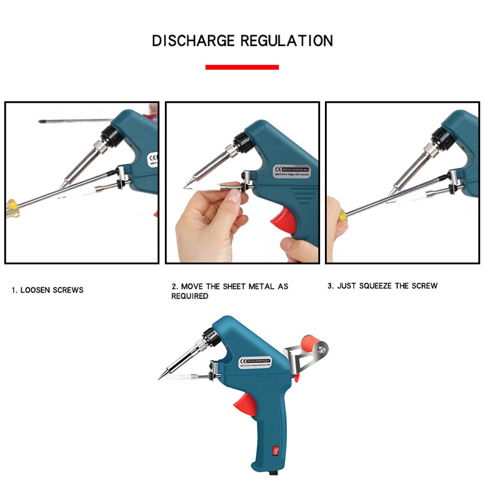 60W Handheld Soldering Iron Automatic Tin Feeding Machine Electronic Welding Tool for DIY Home Repairing
