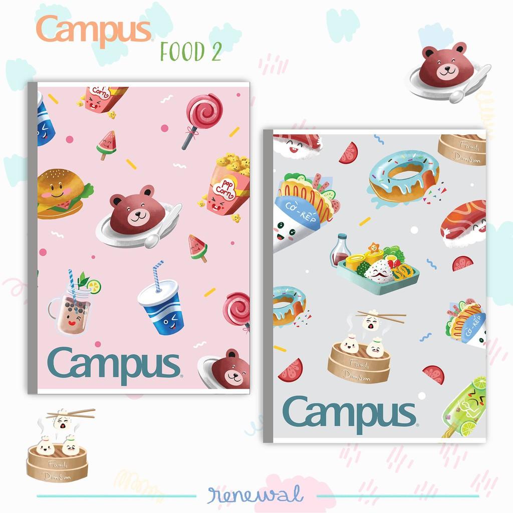 Vở KN Campus Food 2 80 Trang (Lốc 10 quyển) - giao màu ngẫu nhiên