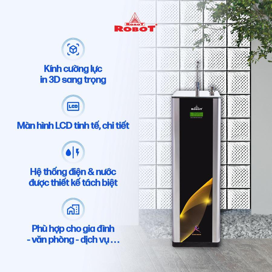 Máy Lọc Nước Nóng Thông Minh ROBOT CLASSY PRO 339GHKQ-UR 9 Cấp Lọc Công Nghệ Làm Nóng Thông Minh - Hàng Chính Hãng