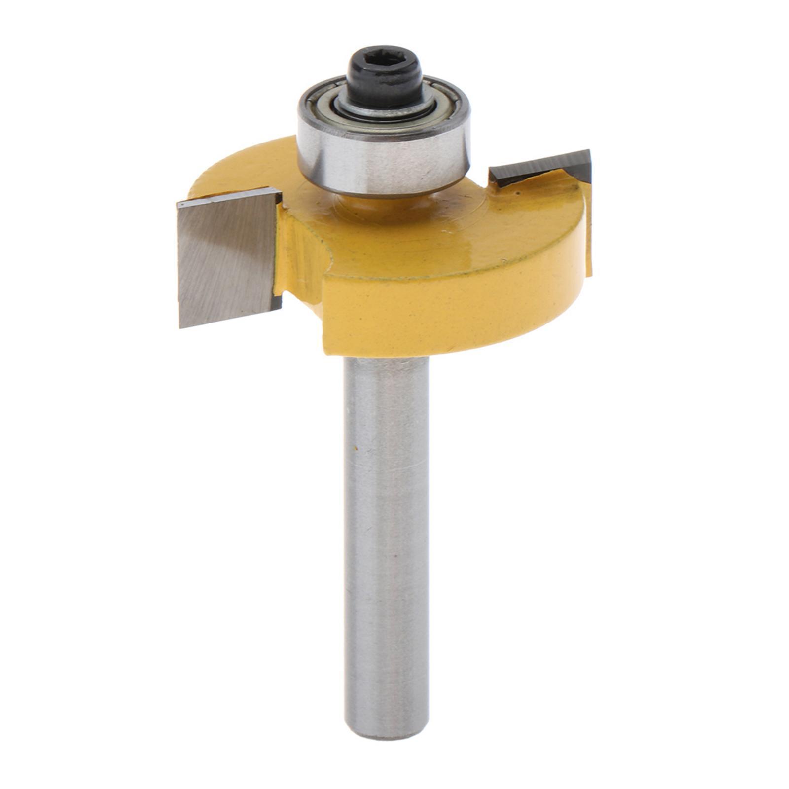 3/8" Diameter X 2" Height T-Slot Router Bit - 1/4" Shank Woodwork Tool