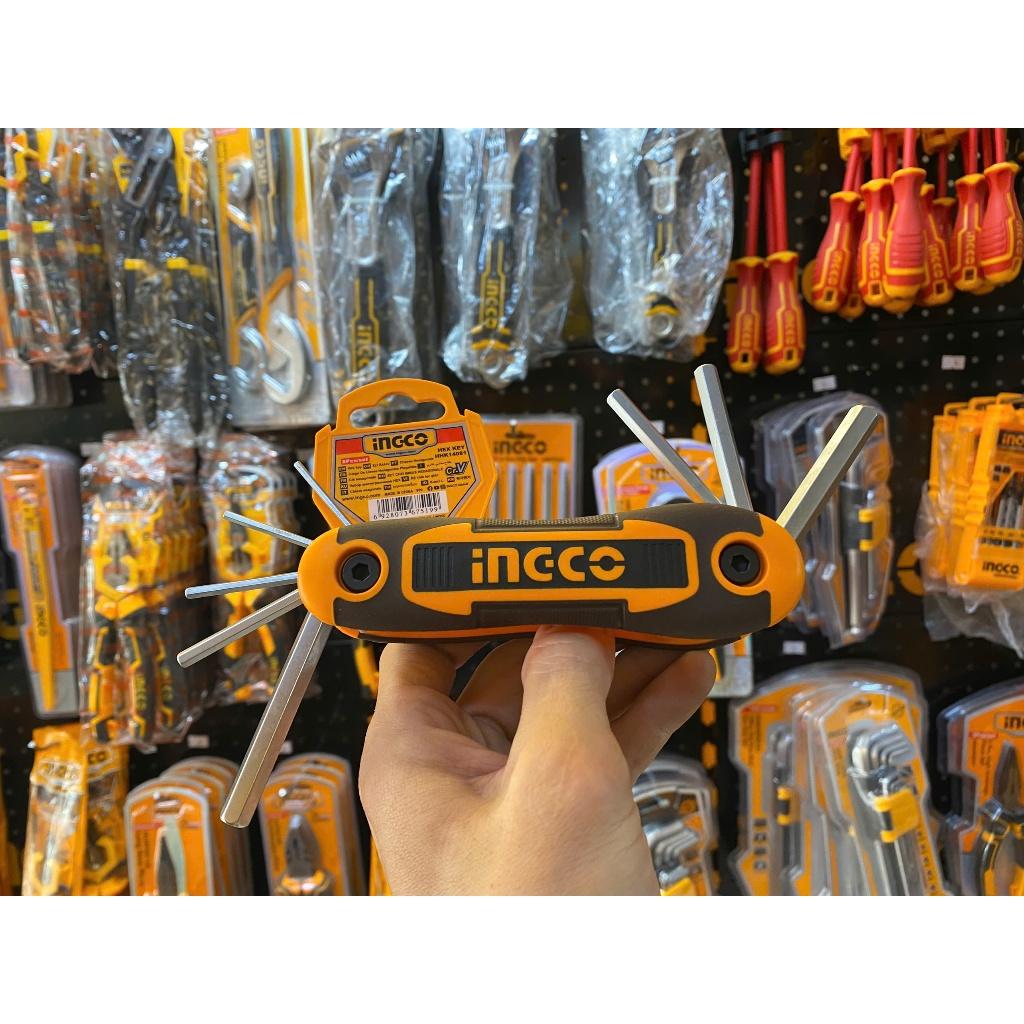 BỘ LỤC GIÁC 8 MÓN 1.5-6.0MM HHK14081 INGCO - HÀNG CHÍNH HÃNG