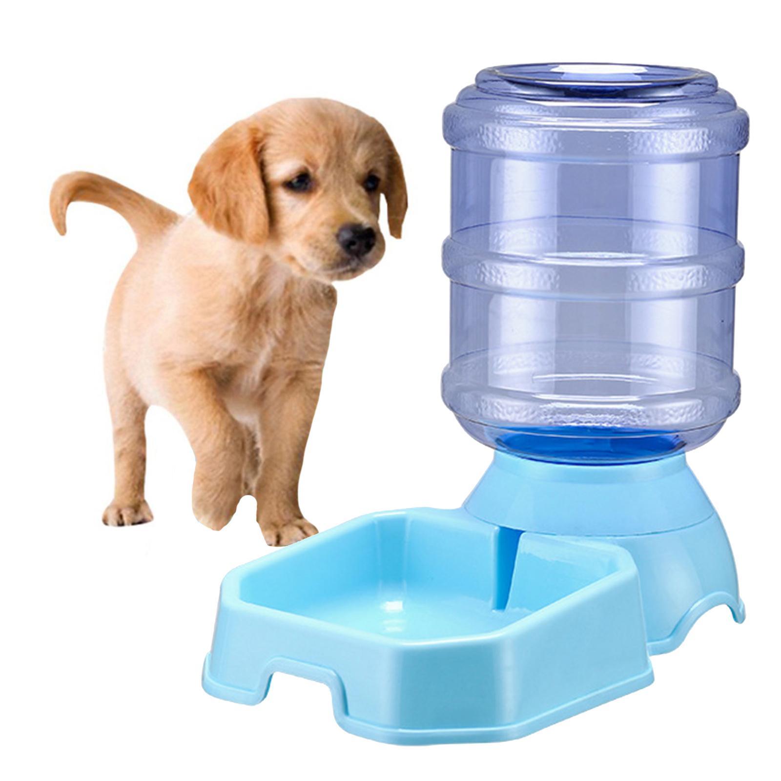 2 x Automatic Pet Food Water Dispenser Cat Feeder Dish Drinking Fountain